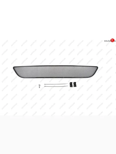 Сетка на бампер внешняя для HYUNDAI Solaris 2011-2014, черн., 10 мм  Хендай Солярис Arbori 01-250110-101