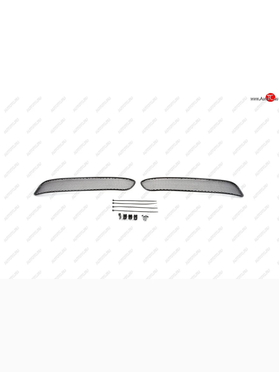 Сетка на бампер внешняя для INFINITI QX50 2014-2017, черн., 15 мм  Инфинити КХ50 Arbori 01-260214-151  в Воронеже Воронежской области