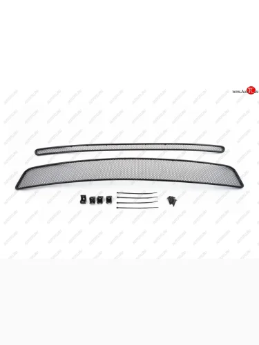 Сетка на бампер внешняя для NISSAN X-Trail 2007-2010, 2 шт., черн., 10 мм  Ниссан Х Трейл Arbori 01-392207-101