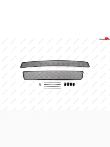 Сетка на бампер внешняя для GAZEL Next 2014-, 2 шт., черн., 10 мм  Газель некст Arbori 01-560214-101