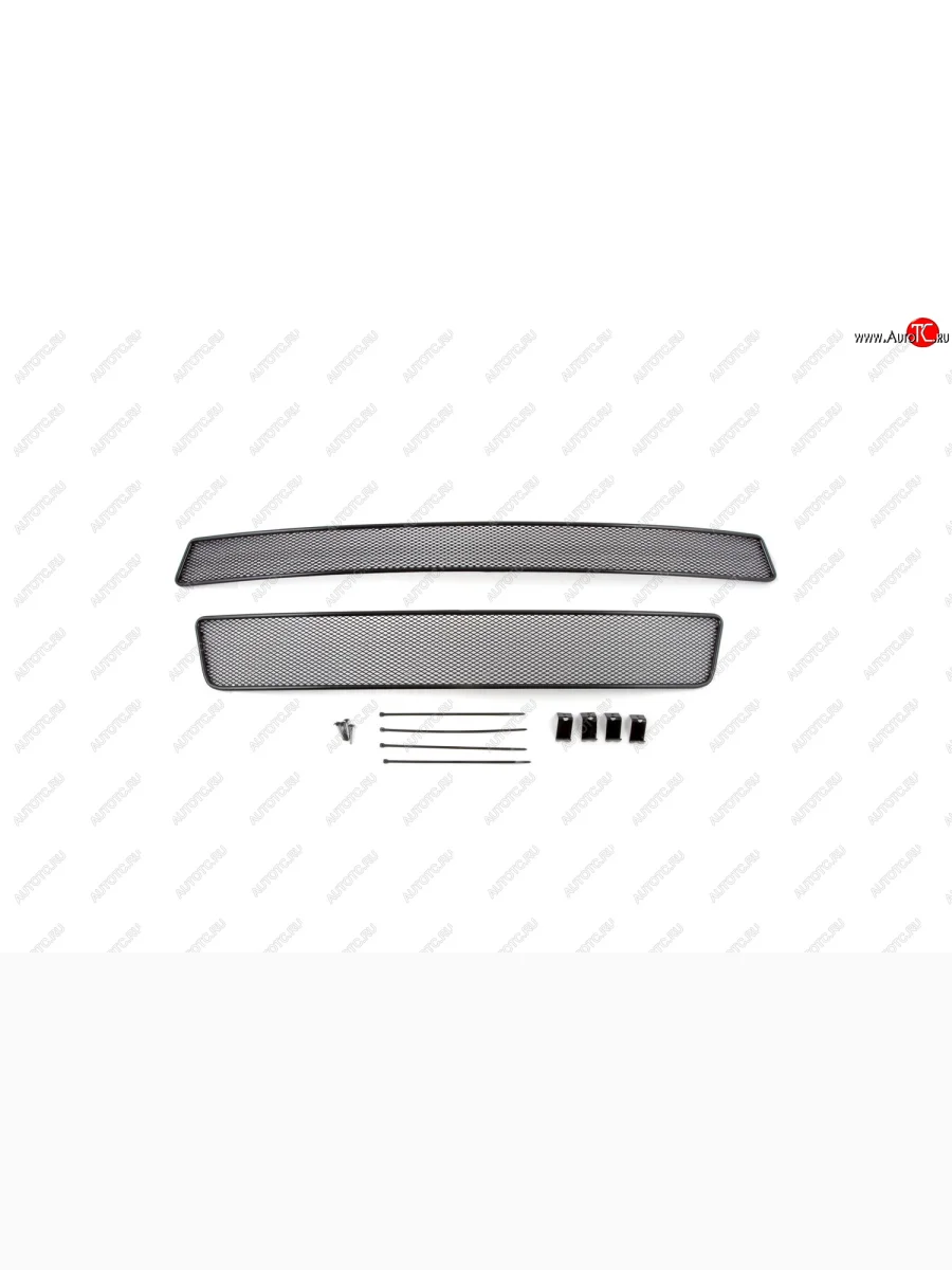 Сетка на бампер внешняя для GAZEL Next 2014-, 2 шт., черн., 10 мм  Газель некст Arbori 01-560214-101  в Воронеже Воронежской области