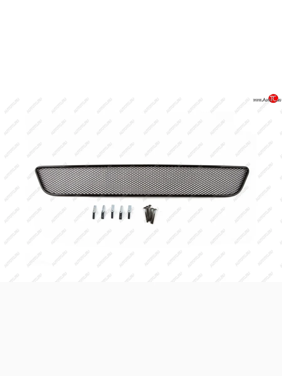 Сетка на бампер внешняя для VOLVO XC60 2008-2010, черн., 10 мм, для автомобилей без переднего парктроника  Вольво ХС60 Arbori 01-540308-101  в Воронеже Воронежской области