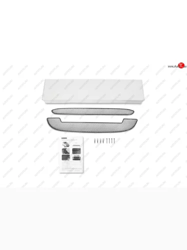 Сетка на бампер внешняя для LADA Kalina 2014-2018, 2 шт. черн., 15 мм  Лада Калина Arbori 01-550513-15b