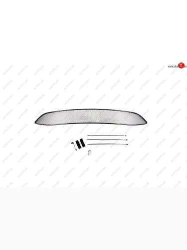 Сетка на бампер внешняя для NISSAN Qashqai 2014-2019, черн., 15 мм, для автомобилей без переднего парктроника  Ниссан Кашкай Arbori 01-391414-15b