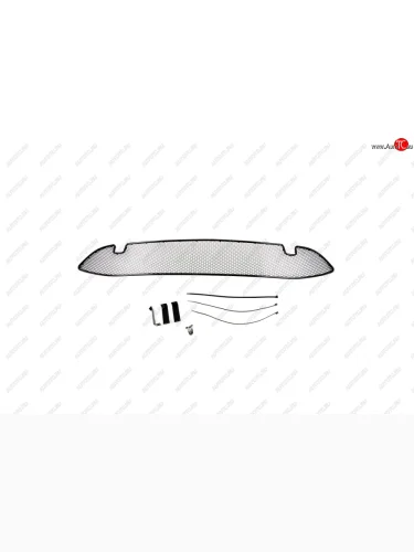 Сетка на бампер внешняя для NISSAN Qashqai 2014-2019, черн., 15 мм, для автомобилей с передним парктроником  Ниссан Кашкай Arbori 01-391314-15b