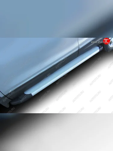 Комплект алюминиевых порогов Arbori Optima Silver 1700 для NISSAN Qashqai 2014-2019  Ниссан Кашкай Arbori afzdaalniq02