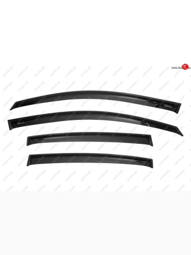 Дефлекторы окон Vinguru VW Tiguan 2016-2020, 2020- накладныескотчк-т 4 шт.акрил  Фольксваген Тигуан Vinguru afv87717