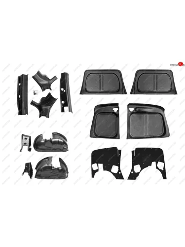 Защитный комплект №1 (со скотчем 3М) для Lada Largus фургон 2012-2019, шагрень  Лада Ларгус Русская Артель zkll-053402