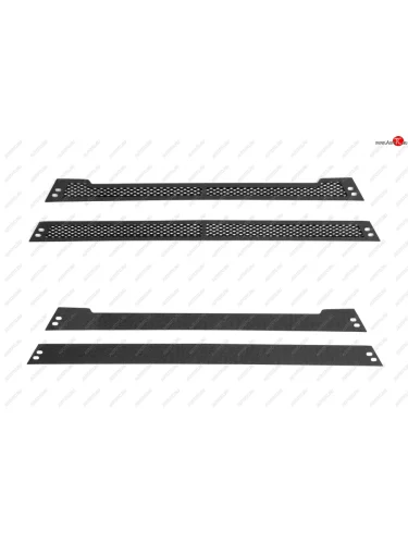 Защитная сетка и заглушка решетки переднего бампера для Lada Vesta 2015-, шагрень  Лада Веста Русская Артель srl-138402