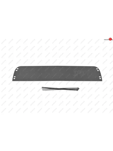 Зимняя заглушка решетки переднего бампера для Mitsubishi Pajero Sport 1998-2004, шагрень  Митсубиси Паджеро спорт Русская Артель zrmps-054002