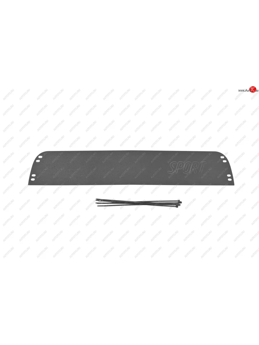 Зимняя заглушка решетки переднего бампера для Mitsubishi Pajero Sport 1998-2004, шагрень  Митсубиси Паджеро спорт Русская Артель zrmps-054002  в Самаре Самарской области