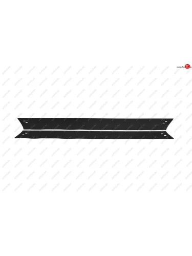 Зимняя заглушка решетки переднего бампера (Privilege, Privilege Luxe) для Renault Logan II 2014-2017, шагрень  Рено Логан Русская Артель zrrl-041402