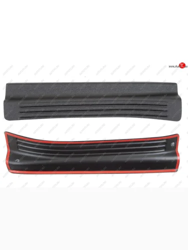 Накладки на внутренние пороги задних дверей для Skoda Octavia A7 III 2014-2017, шагрень  Шкода Октавия Русская Артель nso-033322