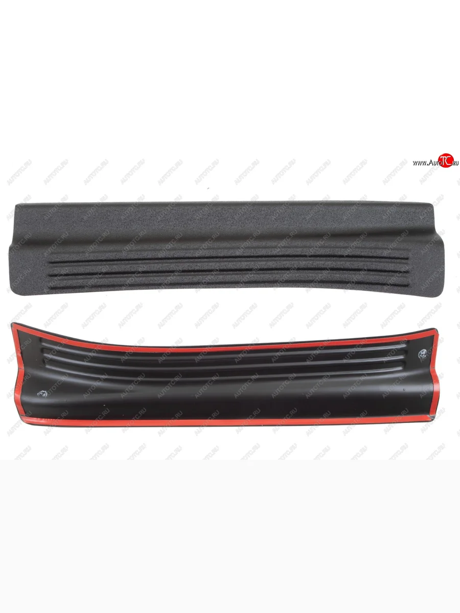 Накладки на внутренние пороги задних дверей для Skoda Octavia A7 III 2014-2017, шагрень  Шкода Октавия Русская Артель nso-033322  в Самаре Самарской области