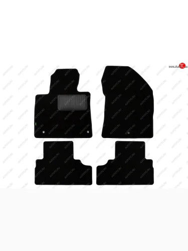 Коврики в салон Klever Standard HYUNDAI SantaFe 2018-2021, 7 мест, кросс., 4 шт. (текстиль)  Хендай Санта Фе Klever kvr02.020.068.01210kh