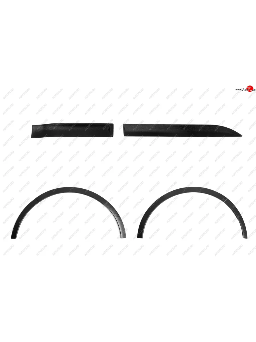 Защитный тюнинг комплект (расширители с молдингами) для Kia Soul 2017-2018, глянец (под покраску)  Киа Сол Русская Артель zkk-189900  в Самаре Самарской области