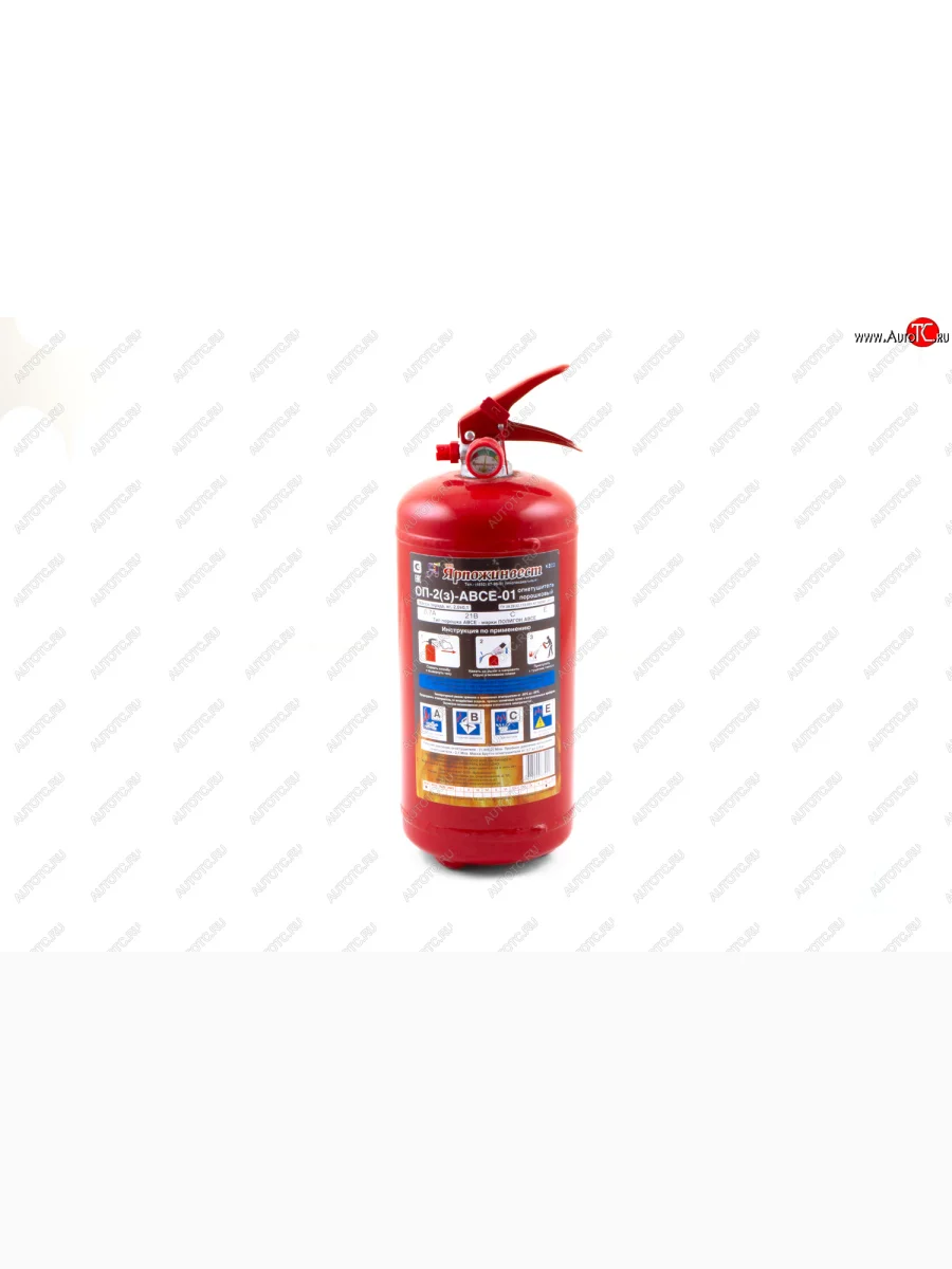 Огнетушитель ОП-2(з) АВСЕ (Ярпожинвест) Autofamily tl-817.1  в Самаре Самарской области