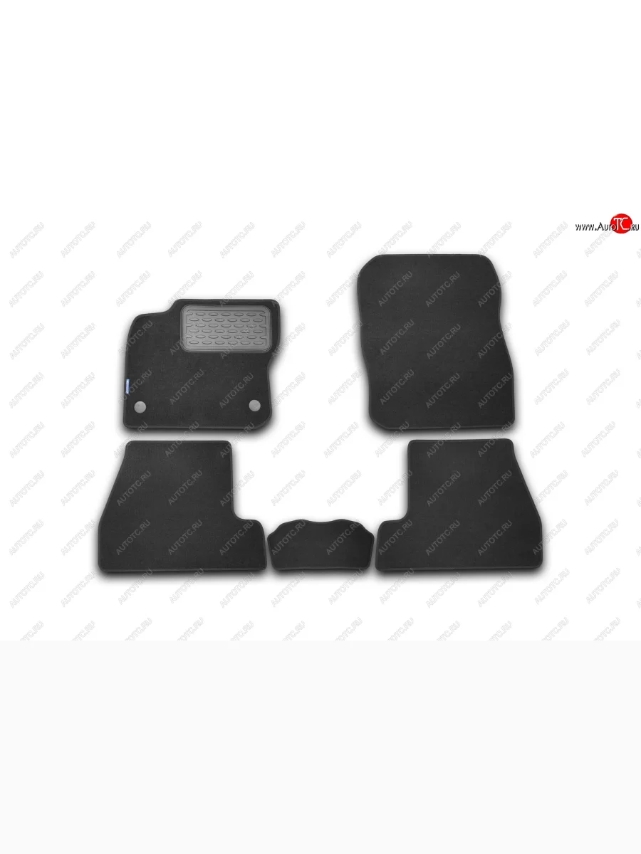 Коврики в салон FORD Focus 3 2011-2015, 2014-2019, хб., 5 шт. (текстиль)  Форд Фокус Autofamily nlt.16.32.11.110kh  в Самаре Самарской области