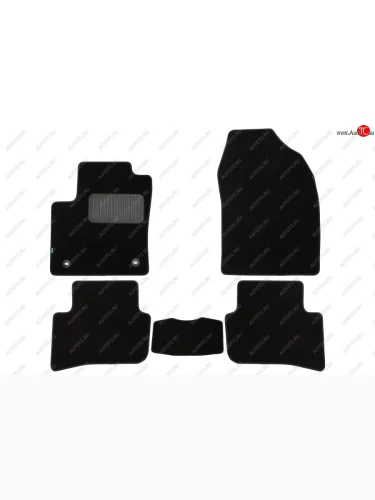 Коврики в салон Klever Premium TOYOTA C-HR 4WD 2016-2019, 2019-, кросс., 5 шт. (текстиль)  Тойота С Klever kvr03.048.101.22110kh