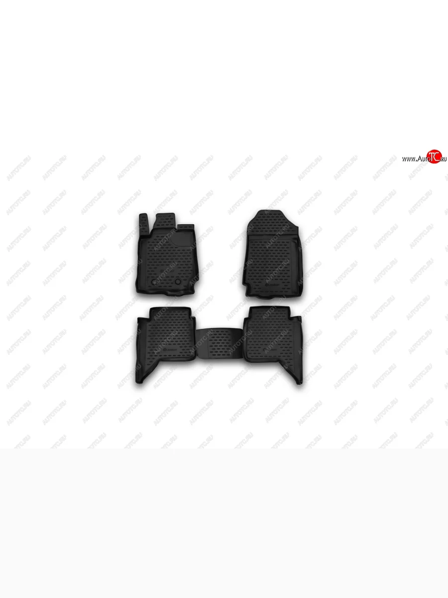 Коврики в салон FORD Ranger, 4 doors, 2011- 4 шт. (полиуретан)  Форд Ранджер Element nlc.16.34.210k  в Самаре Самарской области