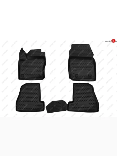 Коврики в салон FORD Focus 3, 042011-2015, 2015- 4 шт. (полиуретан)  Форд Фокус Element orig.1751152