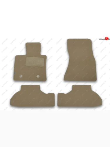 Коврики в салон Klever Premium BMW X6 2014-2020, кросс., 4 шт. (текстиль, бежевые)  БМВ Х6 Klever klever04053822112kh