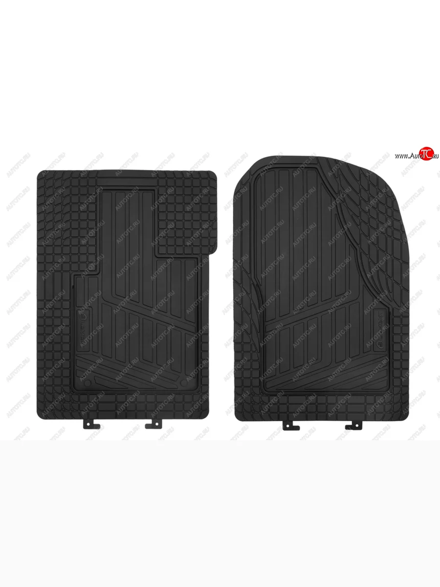 Коврики в салон универсальные, 1-й ряд, 2 шт. (противоскользящие шипы, повышенная износостойкость, ПУ) Element elementa0n002210h.f  в Керчи Республика Крым