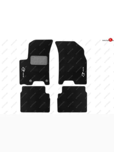 Коврики в салон RAVON R3, 2015-2020, 4 шт. (текстиль)  Равон Нексия Klever rvn.r3.0002tf