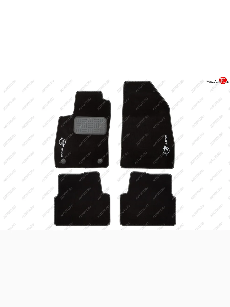 Коврики в салон RAVON R4, 2016-2020, 4 шт. (текстиль)  Равон Р4 Klever rvn.r4.0003tf  в Керчи Республика Крым