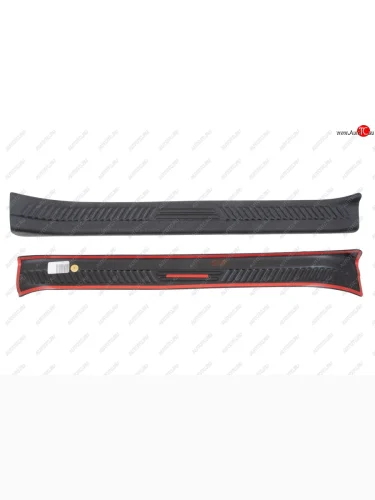 Накладки на внутренние пороги дверей передних дверей для Ford Focus III рестайлинг 2014-2019, шагрень  Форд Фокус Русская Артель nf-152912