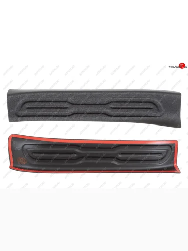 Накладки на внутренние пороги задних дверей для Kia Soul 2014-2016, шагрень  Киа Сол Русская Артель nk-156322