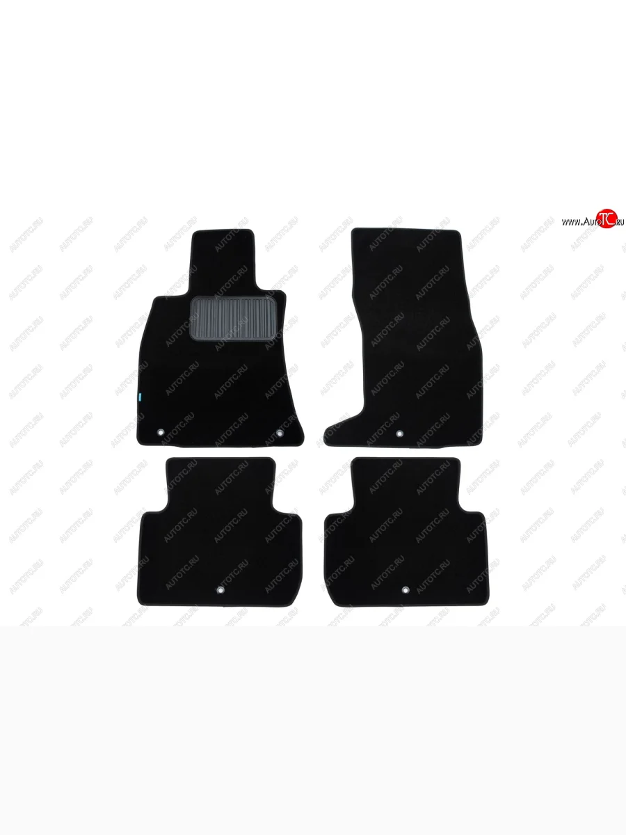 Коврики в салон Klever Premium KIA Stinger 2020-, лифтбек, 4 шт. (текстиль)  Киа Стингер Klever klever0302507122110kh  в Самаре Самарской области