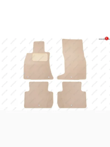 Коврики в салон Klever Premium KIA Stinger 2020-, лифтбек, 4 шт. (текстиль, бежевые)  Киа Стингер Klever klever0402507122112kh