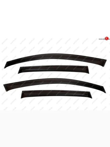 Дефлекторы окон SIM (черные) Renault Duster  HM (2017-2021) дорестайлинг