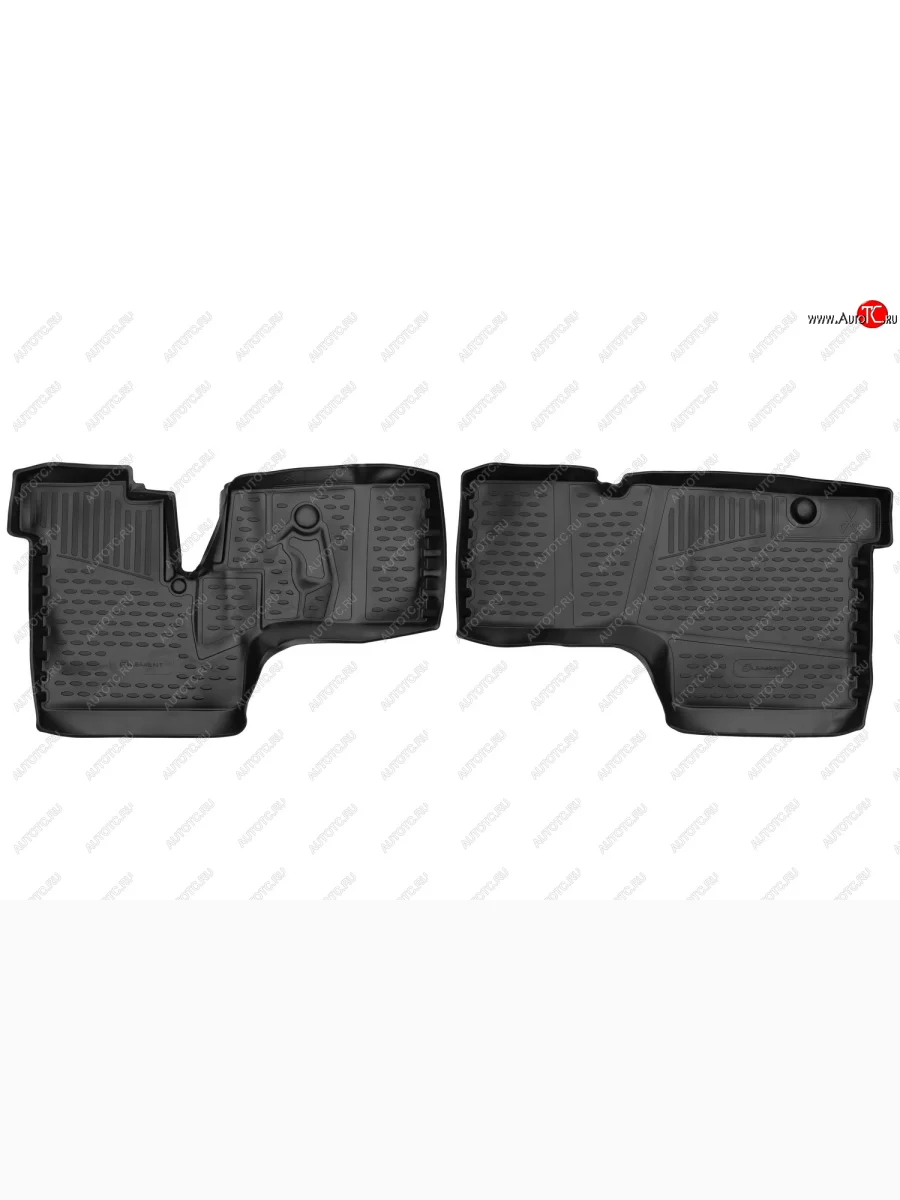 Коврики в салон подходят для КАМАЗ 5308 2007-, 2шт. (полиуретан) Element elementan0164210.f  в Воронеже Воронежской области