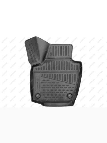 Коврик 3D в салон подходит для VOLKSWAGEN Polo (VI) 2020-, передний левый, 1шт. (полиуретан)  Фольксваген Поло Element element3da58975210k.fl