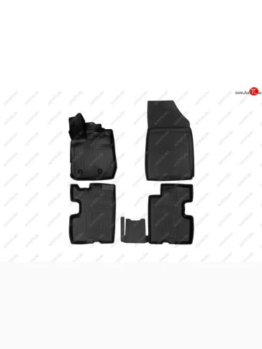 Rubber floor mats (vacuum)  Рено ЛДЖК RENAULT 7711821130