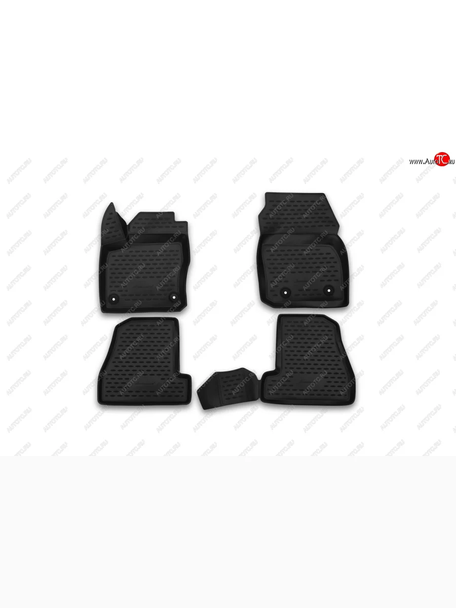 Коврики в салон FORD Focus 3, 042011-2015, 2015- 4 шт. (полиуретан)  Форд Фокус FORD 1751152  в Самаре Самарской области