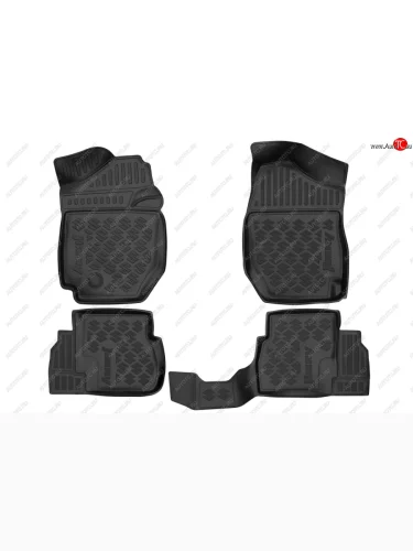 Коврики 3D в салон подходят для SUZUKI Jimny JB64 2018-, 4шт. (полиуретан)  Сузуки Джимни SUZUKI 990nf-78r61-000