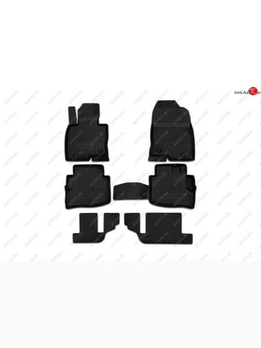 Коврики в салон MAZDA CX-9 2017-, кроссовер, 6 шт. (полиуретан)  Мазда СХ-9 MAZDA 8300-77-1171