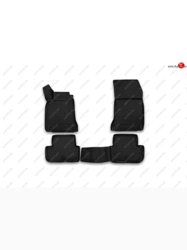 Коврики 3D в салон INFINITI QX55, 2021->, 4 шт. (полиуретан, черные)  Инфинити КХ55 INFINITI 999rmh15qx