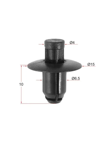 Клипса обтекателя дворников HYUNDAI Hyundai Solaris HCR седан дорестайлинг (2017-2020)
