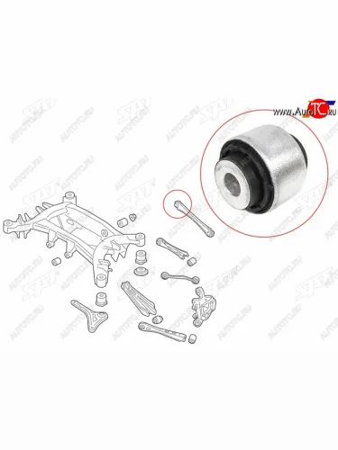 Сайлентблок BMW X3 10-17 SAT ST-33326788549-B1