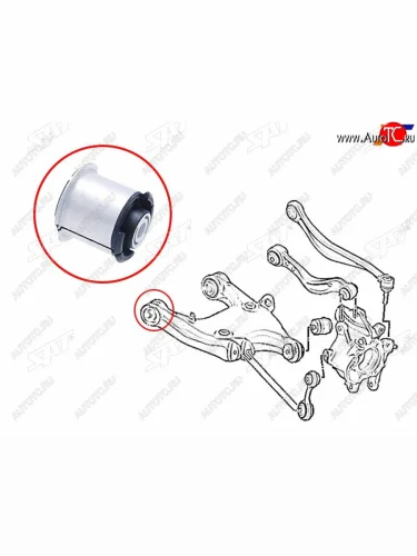 Сайлентблок BMW 5-Series 09-17  6-Series 11-18  7-Series 08-15 SAT ST-33326784352B
