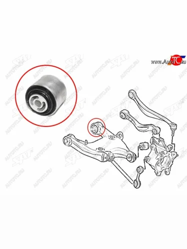 Сайлентблок BMW 5-Series 09-17  6-Series 11-18  7-Series 08-15 SAT ST-33326784351B