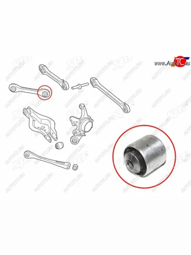 Сайлентблок BMW 1-Series 11-19  3-Series 11-19  2-Series 14-  3-Series Gran Turismo 13-20 SAT ST-33326792539B