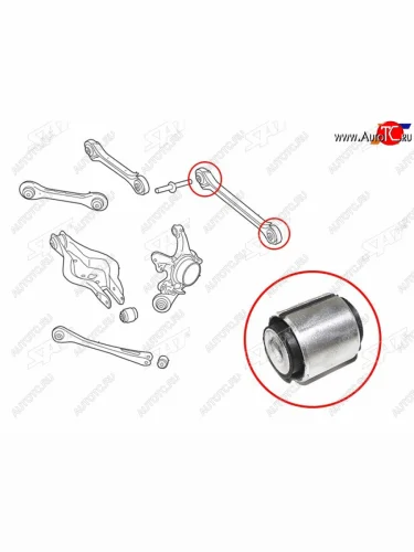 Сайлентблок BMW 1-Series 11-19  3-Series 11-19  2-Series 14-  3-Series Gran Turismo 13-20 SAT ST-33326792533B
