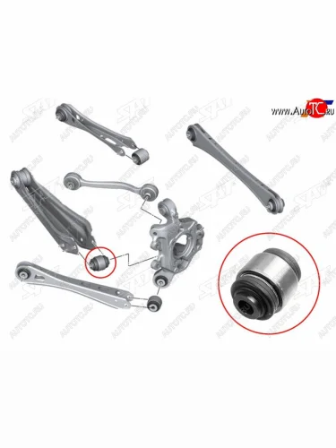 Сайлентблок BMW X3 10-17  X4 14-18 SAT ST-33326790493