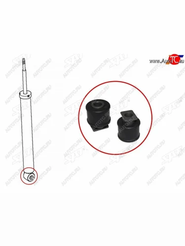 Сайлентблок BMW X3 03-10 SAT ST-33503451402B