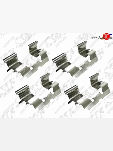 Комплект монтажный тормозных колодок FR TOYOTA PLATZ VITZPROBOX 00- SAT ST-349-0006